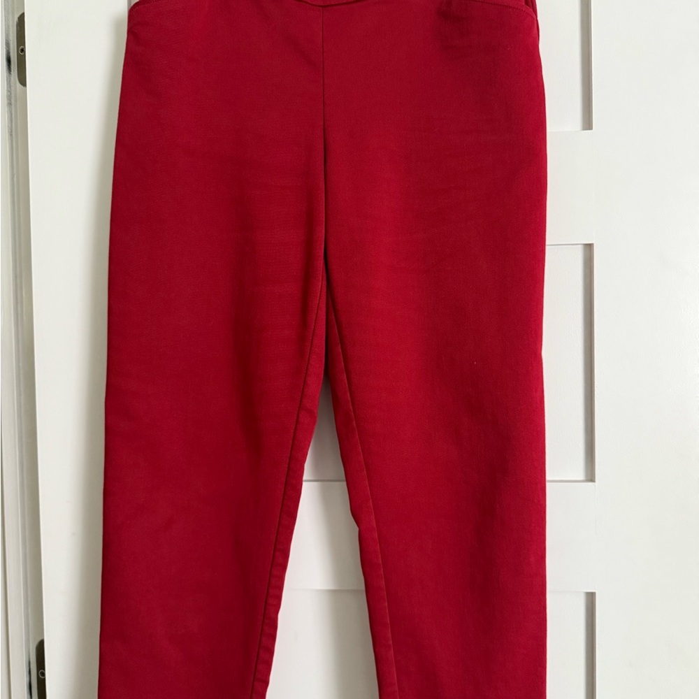 Croft & Barrow Red Effortless Stretch Pants